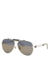 Philipp Plein Unisex Spp048m 62mm Sunglasses In Crl