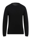 Daniele Fiesoli Man Sweater Black Size M Merino Wool, Cashmere