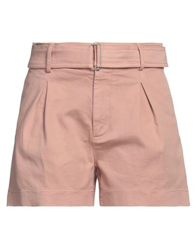 N°21 Woman Shorts & Bermuda Shorts Pastel Pink Size 4 Cotton, Elastane