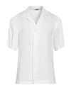 Mauro Grifoni Man Shirt White Size 42 Linen