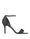 The Seller Woman Sandals Black Size 7 Soft Leather In Black