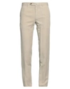 Pt Torino Man Pants Beige Size 40 Lyocell, Linen, Cotton