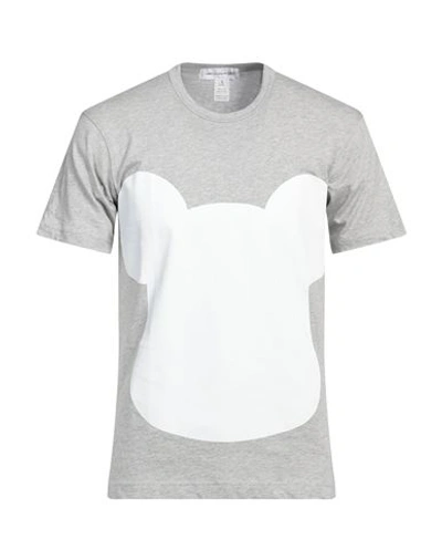 Comme Des Garçons Shirt Man T-shirt Light Grey Size M Cotton