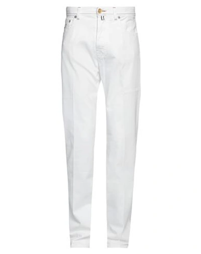 Jacob Cohёn Man Jeans White Size 33 Cotton, Elastane In White