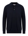 Brunello Cucinelli Man Sweater Midnight Blue Size 44 Cotton