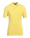 Drumohr Man Sweater Light Yellow Size 38 Cotton, Polyamide
