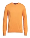 Peuterey Man Sweater Orange Size M Cotton