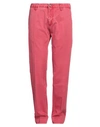 Jacob Cohёn Man Pants Coral Size 38 Cotton, Elastane In Red