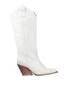Ranyé Woman Boot White Size 10 Calfskin