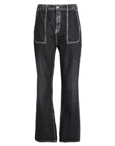 Karl Lagerfeld Jeans Woman Denim Pants Black Size 32w-32l Organic Cotton