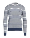 Harmont & Blaine Man Sweater Navy Blue Size Xxl Cotton