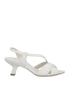 Vic Matie Vic Matiē Woman Sandals Ivory Size 7.5 Leather In White