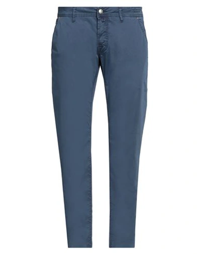 Jacob Cohёn Man Pants Light Blue Size 31 Cotton, Elastane In Blue