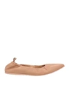 Gianvito Rossi Woman Ballet Flats Blush Size 8 Soft Leather In Pink