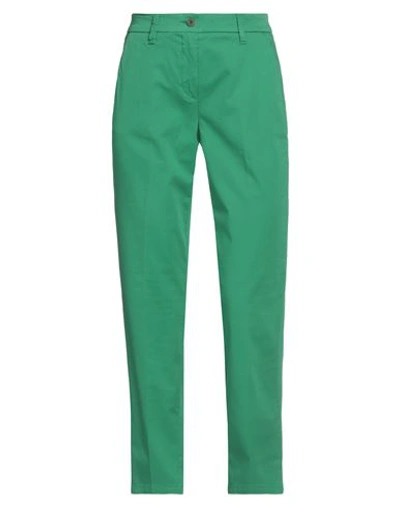 Jacob Cohёn Woman Pants Green Size 2 Cotton, Elastane, Polyester