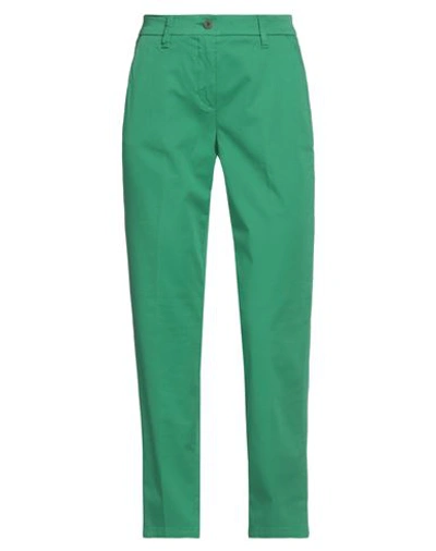 Jacob Cohёn Woman Pants Green Size 4 Cotton, Elastane, Polyester
