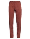 L.b.m 1911 L. B.m. 1911 Man Pants Brick Red Size 36 Cotton, Elastane
