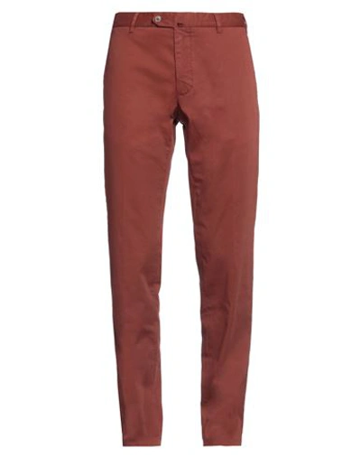 L.b.m 1911 L. B.m. 1911 Man Pants Brick Red Size 40 Cotton, Elastane
