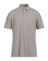 Zanone Man Polo Shirt Beige Size 46 Cotton