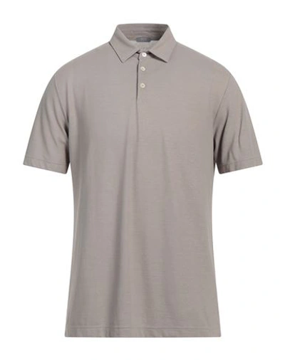 Zanone Man Polo Shirt Beige Size 46 Cotton