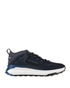 Tod's No Code Tod's No_code Man Sneakers Blue Size 9 Soft Leather, Textile Fibers