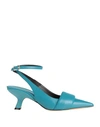 VIC MATIE VIC MATIĒ WOMAN PUMPS DEEP TEAL SIZE 5 SOFT LEATHER