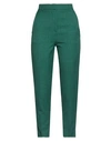 Vicolo Woman Pants Green Size Xs Polyester