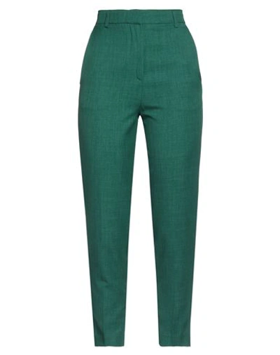 Vicolo Woman Pants Green Size Xs Polyester In Green