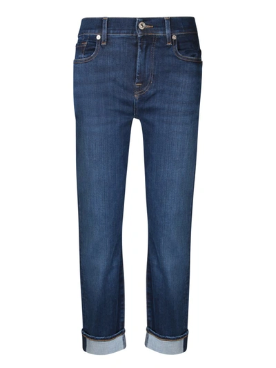 7 For All Mankind Relaxed Skinny Jeans In Blue