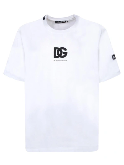 Dolce & Gabbana Logo Patch White T-shirt