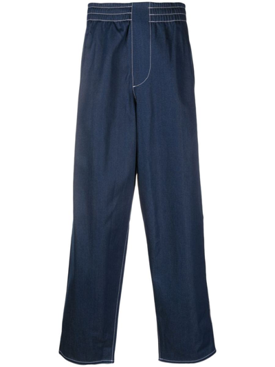 Sunnei Elastic Pants In Blue