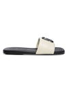 Marc Jacobs The J Marc Color Block Sandals In Black,white