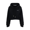 OFF-WHITE FOR ALL HELVETICA CROP OVERSIZE HOODIE