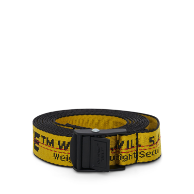 Off-white Mini Industrial H25 Belt In Yellow