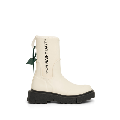 Off-white Sponge Rubber Rainboot Boots