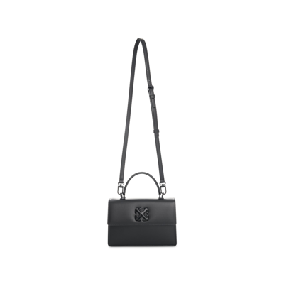Off-white Jitney 2.8 Top Handle Bag In Colour Black