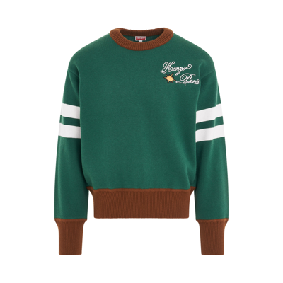 Kenzo Party Sweater In Green