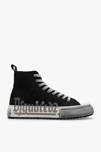 Dsquared2 Berlin Gothic Black Sneaker In New