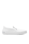 Moncler White Cotton Gliessiere Slip-on In New