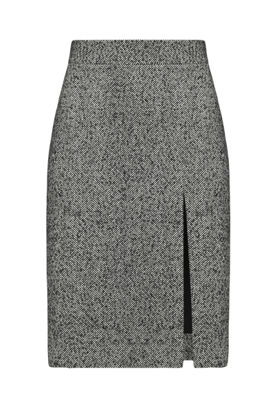 Keburia Midi Skirt In Grey