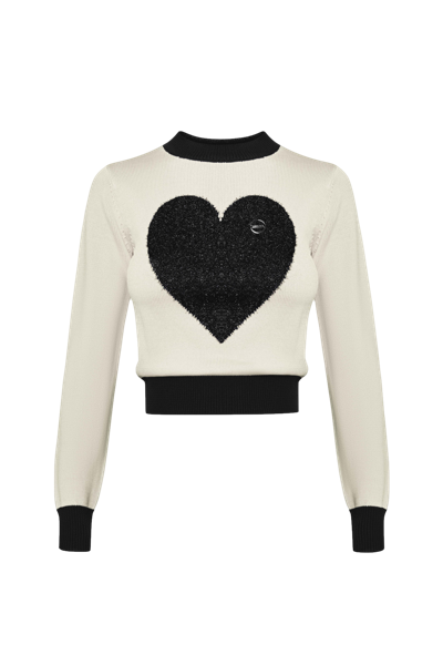 Keburia Knit Sweater In White