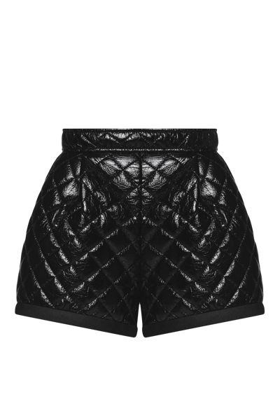 Keburia Diamond Quilted Shorts In Black