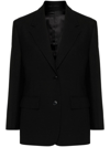 PRADA PRADA SINGLE-BREASTED WOOL BLAZER