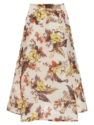 ZIMMERMANN ZIMMERMANN 'MATCHMAKER FLORAL FLARE' SKIRT