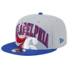 New Era Men's  Gray, Royal Philadelphia 76ers Tip-off Two-tone 9fifty Snapback Hat In Gray/blue