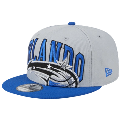 New Era Men's  Gray, Blue Orlando Magic Tip-off Two-tone 9fifty Snapback Hat In Gray/blue