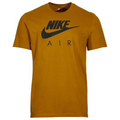 Nike Mens  Air Reflective T-shirt In Black/bronzine