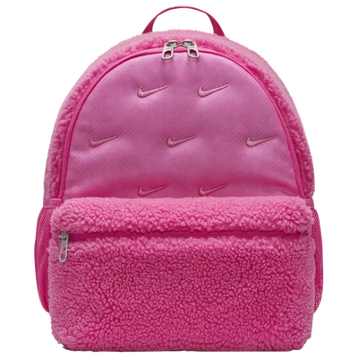 Nike Kids' Boys  Brasilia Jdi Mini Backpack In Laser Fuchsia/laser Fuchsia/playful Pink