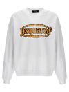 Dsquared2 Crew Neck Logo Sweatshirt In White