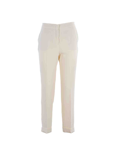 Etro High-waisted Trousers In White